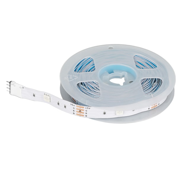 RGB LED-lysstripe med trykknappkontroll 5V LED-lamper med 3-knappsfunksjoner for soverom, kjøkken, fester, festivaler 2m / 6.6ft