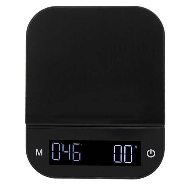 Digital kaffevåg Vattentät 0,1 g Manuell med hög noggrannhet Automatisk mini bärbar bakvåg med timer 3 kg