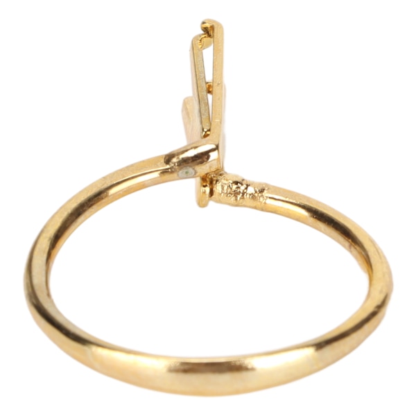 Ring Blank Support 4 Claw Form Visuellt stål Ring Spring Prong Tool för juvelerare Guld