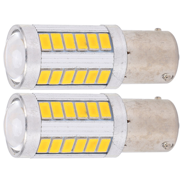 1156 Auton LED-lamppu 5630 33SMD korkea teho signaali, vilkku, jarru, pysäytys, takavalo, DRL, sumuvalo Keltainen valo