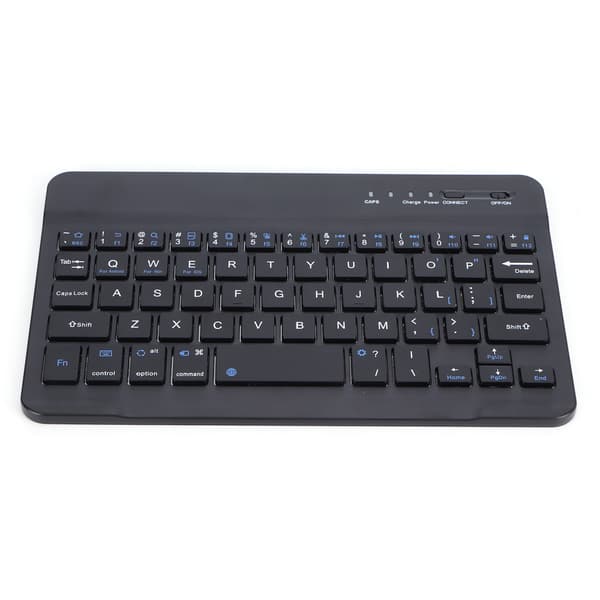 Mini Bluetooth Tastatur Sort Mini 7-Tommer Bærbar 59-Tasters Computertilbehør HB030B