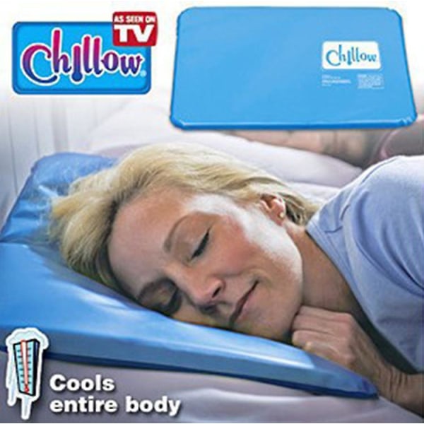 Chillow Køling Pude Afslappende Afslappende Søvn Naturligt Vand Cool Hyggelig til at sove