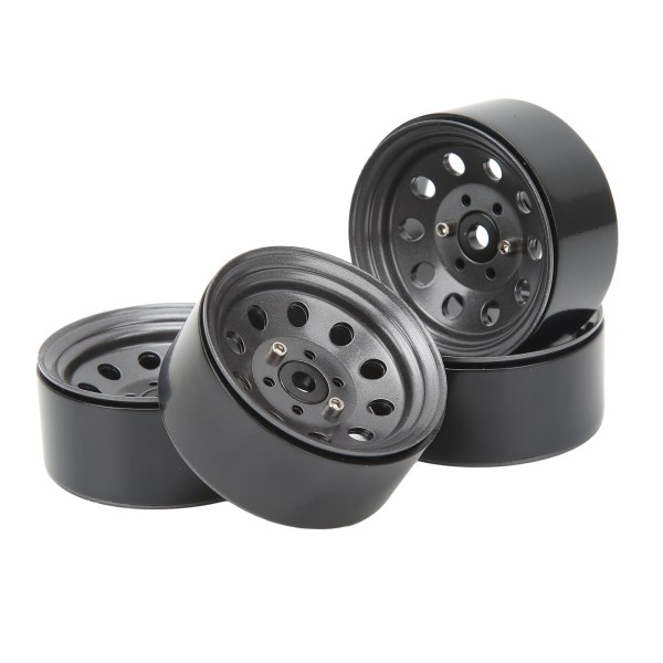 4 ST RC Beadlock hjulnav 1,9 tum järn slitstarkt Återanvändbart RC hjulnav för utbyte Ti Color