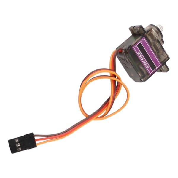 Mikroservo med dubbla kullager aluminiumväxlad styrservomotorsats Mini RC servo för RC flygplan Båtbilmodell