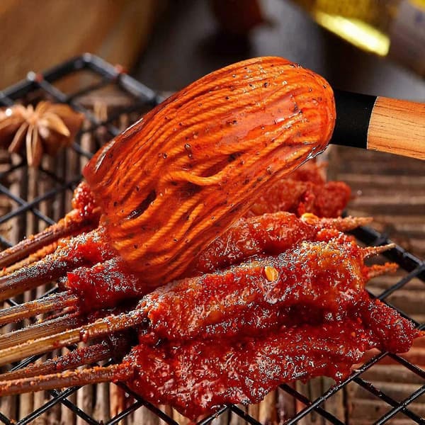 BBQ-baste-mopper 18 tommer trægrillbørste med langt skaft