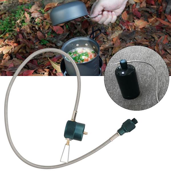 1L gasslangeoverføringsslange Tilkobling Konverteringshode Adapter for utendørs camping matlaging komfyr