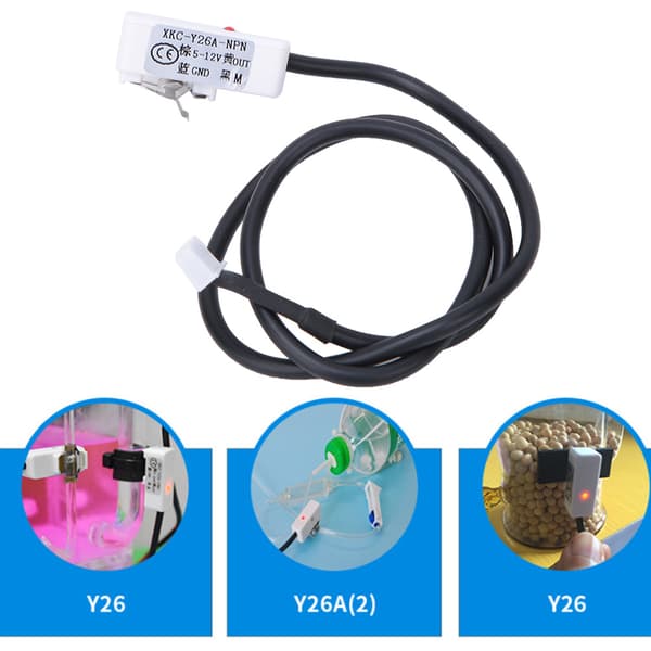 XKC Y26A NPN Væskeniveausensor 5~12V NPN Output Interface IP65 Kapacitiv Berøringsfri
