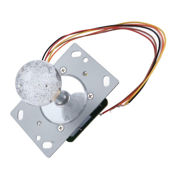 Arcadestick Färgglad Ljuskänslig Arkadjoystick med 5P-kabel Kristallkula för Spelunderhållningsmaskin Cool Running