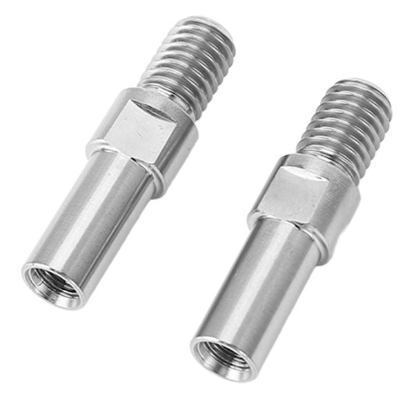 2ST Mountainbike bremseskrue titanlegering 8mm mountainbike stelga gaffel V bremsekolonne skruveudskiftning tilbehør til V bremsesystem