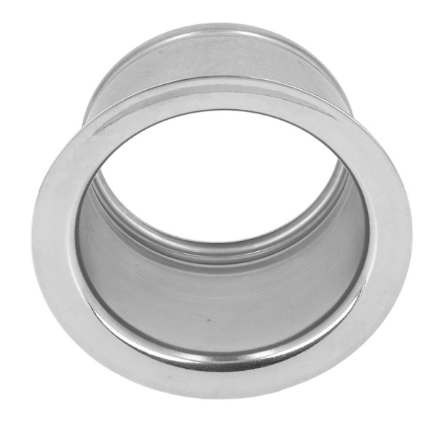 114 mm förlängd diskbänksfläns i rostfritt stål, djup sophantering, fläns Byte av diskbänk, tillbehör