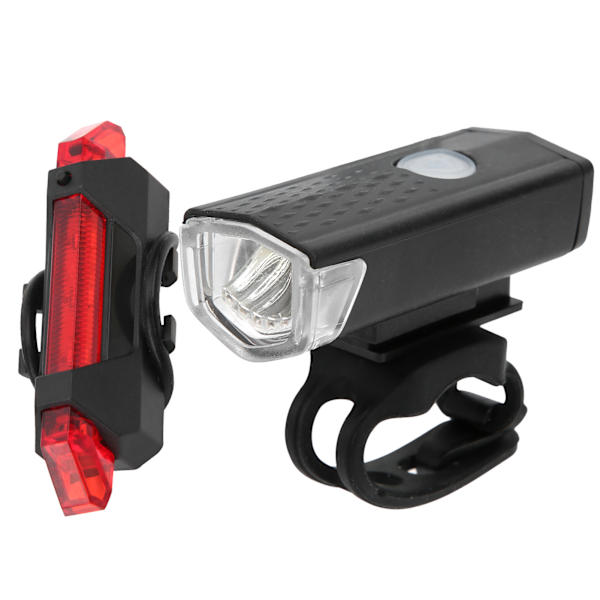 Cykellampor Fram & Bak USB Laddning Varnings Intelligent Sensor Ljus Cykling