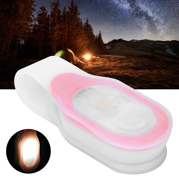 LED Clamp Light Silikon SMD Magnetisk säkerhetsvarningslampa för Outdoor Campingred