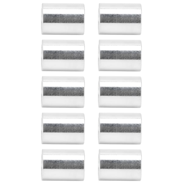 10 Styck Aluminiumlegering Spacer Rund ogängad Standoff Support Tillbehör Ytterdiameter 6mmLång 6mm