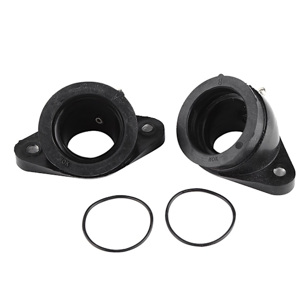 2 x Motorcykel Carb Intake Carburetor Interface Adapters för Yamaha XV400 XV500 XV535
