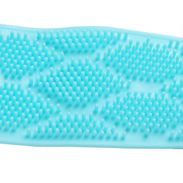 st silikon kroppsskrubber silikon ryggskrubber dusj ryggvask[LD]