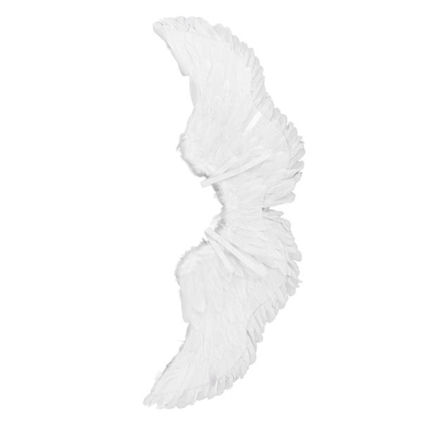 Barn Wing rekvisita Fjäder Kartong Elastiskt band Vuxna Cosplay Kostym Wing för Halloween L