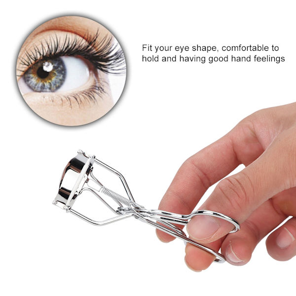 Rostfritt stål Bärbar ögonfransböjare Ögonfransar Curl Tool Makeup Skönhetstillbehör