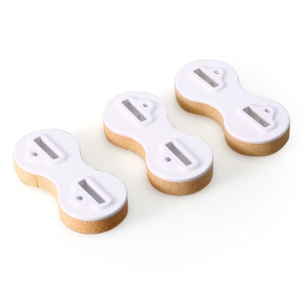 PCS Fushion Fin Box Plugg Extra Fin Key 9MM Fin Vis Set, modell: Blanc