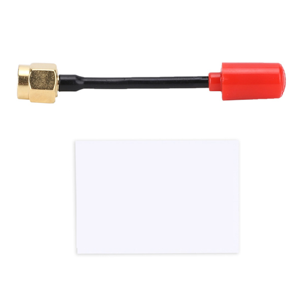För EMAX 5.8G Nano 3dBi Gain Cirkelpolariserad Sändarantenn för FPV Racing Drones Dextral/SMA (Intern Stift)