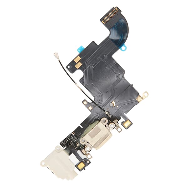Laddningsport Dock Connector Professionell Laddningsdocka Connector Flexkabel Kompatibel för IPhone 6S Vit