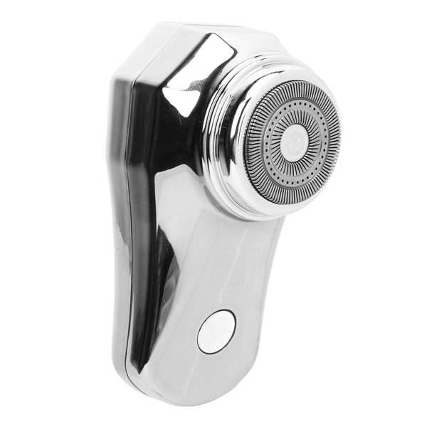 Elektrisk skäggtrimmer Starlight Silver Mini Intelligent Digital Display Typ C Port Elektrisk skäggklippare för man Hushållsresor