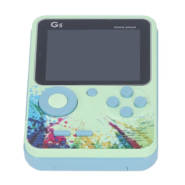 3,0 tums handhållen spelkonsol Retro LCD-färgskärm HD-utgång Flera spel Videospelsmaskin med AV-kabel Grön