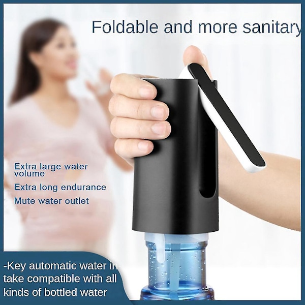 USB-laddningsbar hopfällbar elektrisk vattenpump för kök, kontor och camping