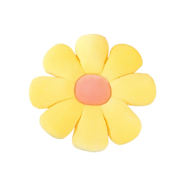 Söt Daisy Kudde Flower Flower Kudde Sittkudde-Gul