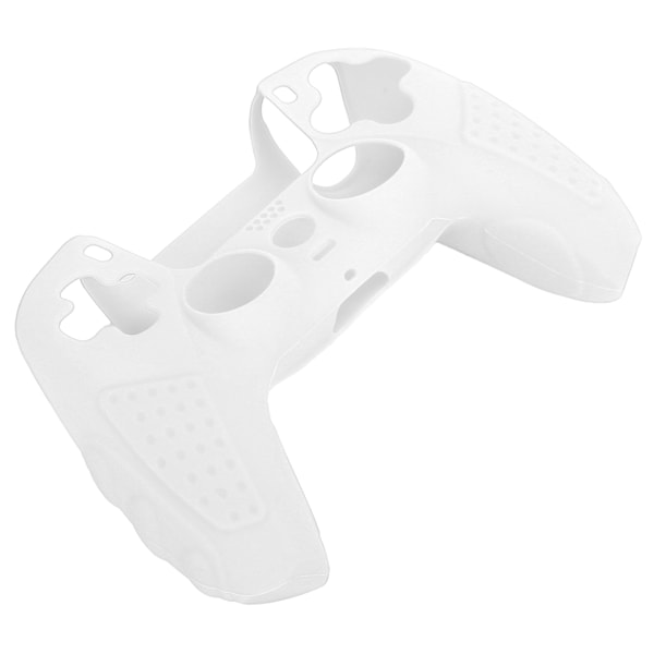 Fødevarekvalitet Anti-Slip Silikon Spilkonsoll Beskyttelse Gamepad Håndtag til PS5 Joystick (Hvid)