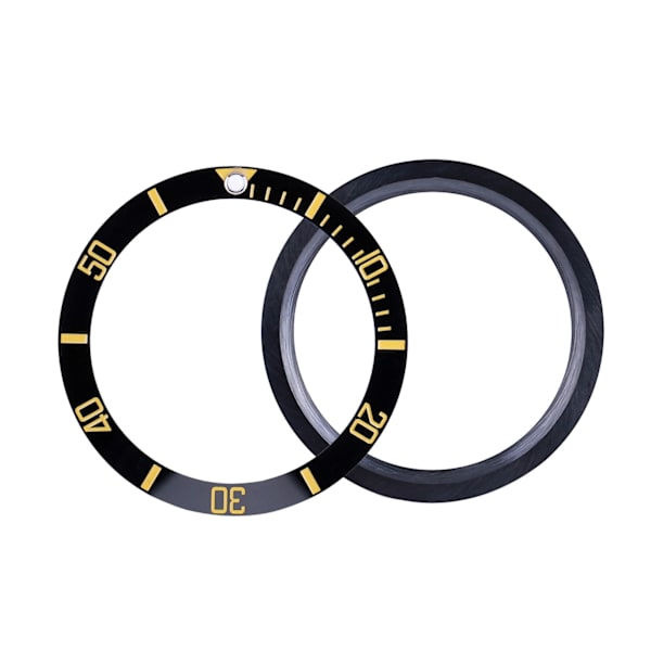 Ny keramisk klocka Armbandsur Bezel Insert Loop Ersättningsdelar (guld)