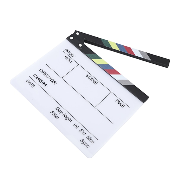Elokuva Klappi Lauta Ohjaaja Elokuva Clapper Board Klappi Lauta Fotorekvisiitta Koristeluun 30x27cm / 11,81x10,63in