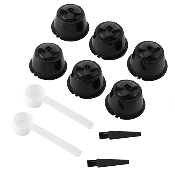 2 set kaffekapselkapslar Återanvändbara påfyllningsbara filterkoppar Passar till Nestle DOLCE GUSTO kaffemaskiner