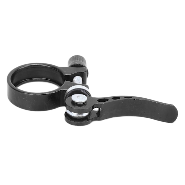 Sadelstolpsklämma aluminiumlegering snabbkoppling sadelrörsklämma för mountainbikes 3 cm svart