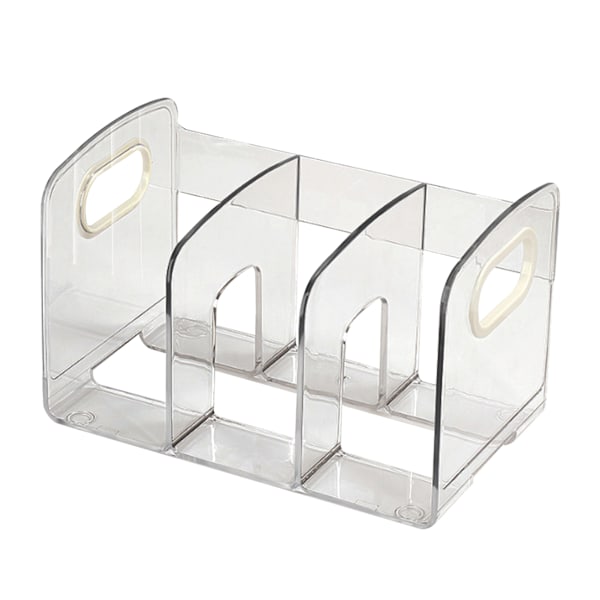 Kirjahylly Työpöydälle Kirjanpidin Tiedostoteline Akryyli Pöytäjärjestäjä Opintoihin Toimistoon Läpinäkyvä 3 Lokeroa (28x14x15cm/11x5.5x5.9in)