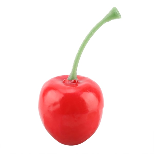 50 stk søte kunstige kirsebær Frukt Hjem Decorasjon Ornament Tilbehør