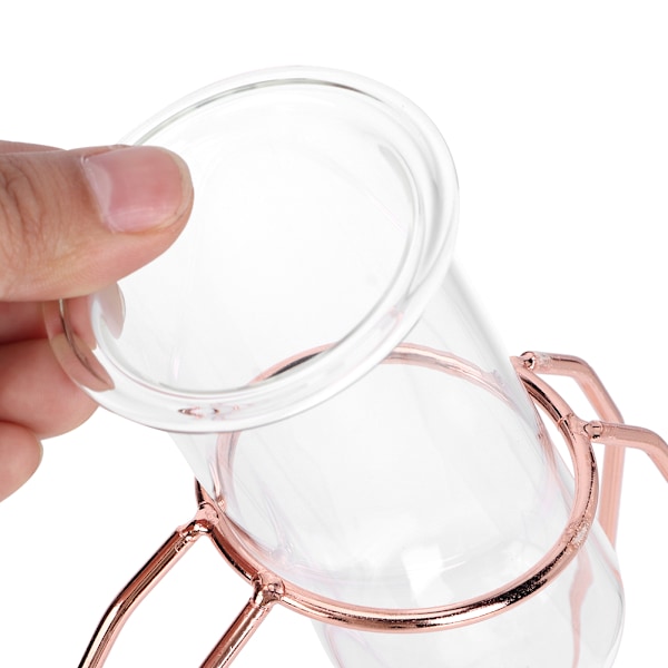 Läpinäkyvät hydroponiset kasvivasit Kukkaruukku Pöytäkoristeet Rose Gold