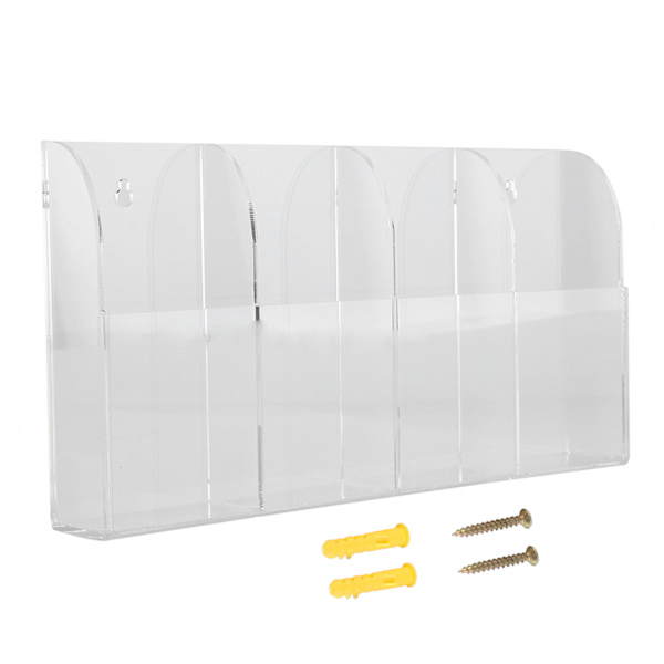 Acrylic Air Conditioner Remote Control Holder Case Storage Box Wall Mount