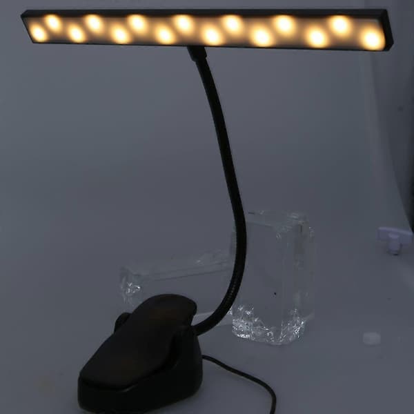 Study Craft LED-lysklemme på skrivebordslampe 3 moduser Berøringsdimbar USB Rechargeable model