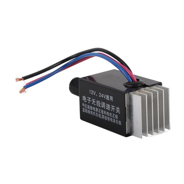 Universal DC 12V/24V Motorhastighetskontroller Bryter For Bil Lastebil Vifte Varmeapparat Kontroll