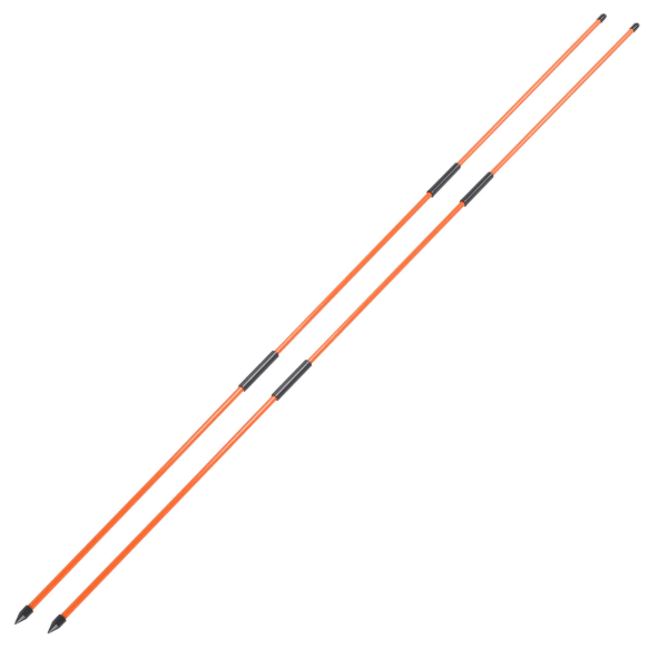 3-delt golf indikatorpind retningsindikator hjælpe træner golfudstyr tilbehør orange