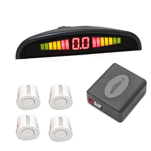 sensorer parkeringssensor til biler, automatisk baksensor med LED-display Blue