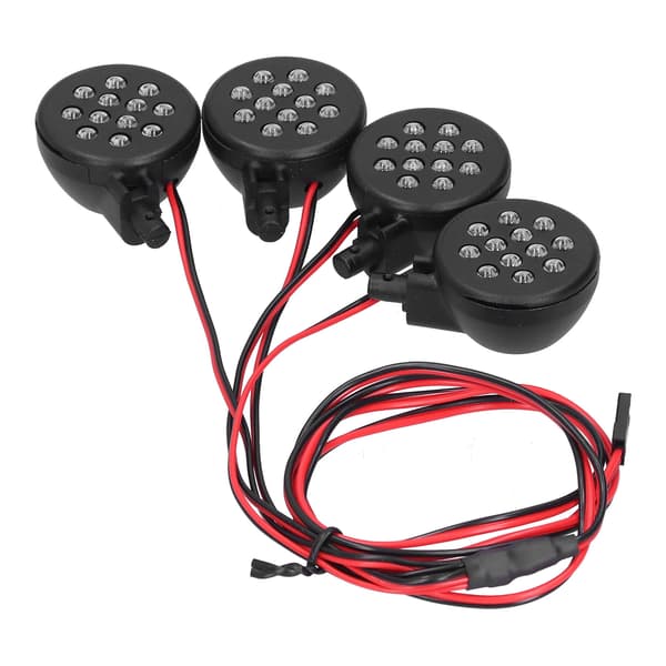 1/5 Remote Control Car 4 LED-lampor för Lotus Shape Receiver Power Light för HPI