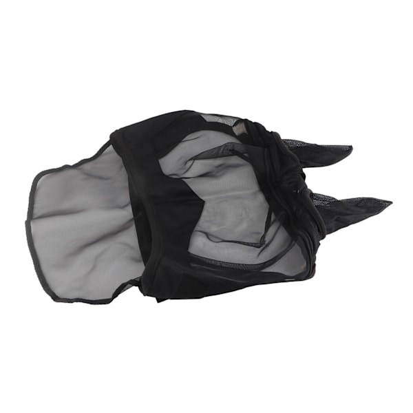 Hesteflue Maske Multifunktionel Polyester Åndbar og Behagelig Heste Mesh Maske til Hest