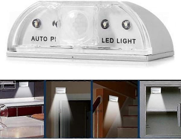 Dør Nøglehulslampe Infrarød Autosensor Bevægelsesdetektor Nøglehul 4 LED-lys Stick