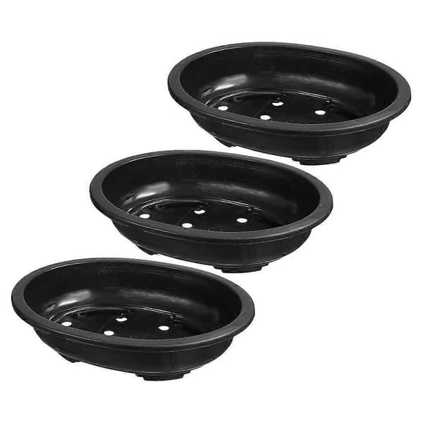 Oval bonsaipotte Kompatibel med havearbejde, 3 stk.[LD]