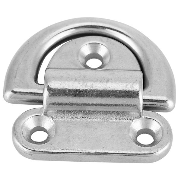 316 Rustfrit Stål Bådfoldbar Dyna Eye Surring D-Ring Fastgørelsesbeslag (4 stk 8 mm)