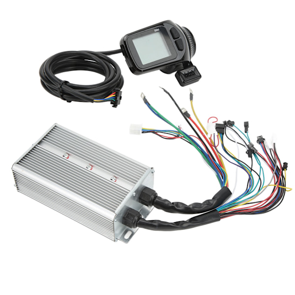 48V 60V 1500W Børsteløs Kontroller LCD Display Kit Elektrisk Sykkel Scooter Børsteløs Kontroller Kit