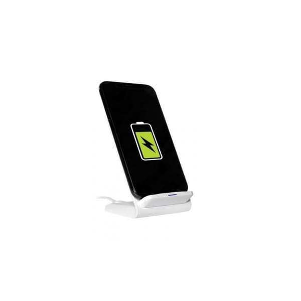 Rebeltec 15W Rask QI Trådløs lader Kompatibel med iPhone / Android Vit white
