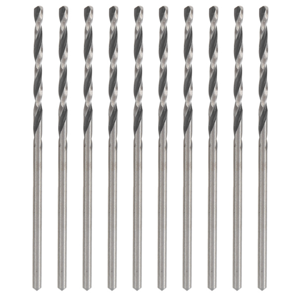 10 kpl suoria varren kierteisiä poranteriä koruille helmiä varten Leimaustyökalu 1,6 mm