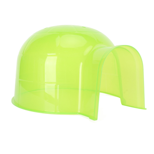 Hamster Sandbadbeholder Transparent Pustende Hamster Toalett Gjemmested Smådyr Baderom for Hamster Pinnsvin 16x14x9cm / 6.3x5.5x3.5in